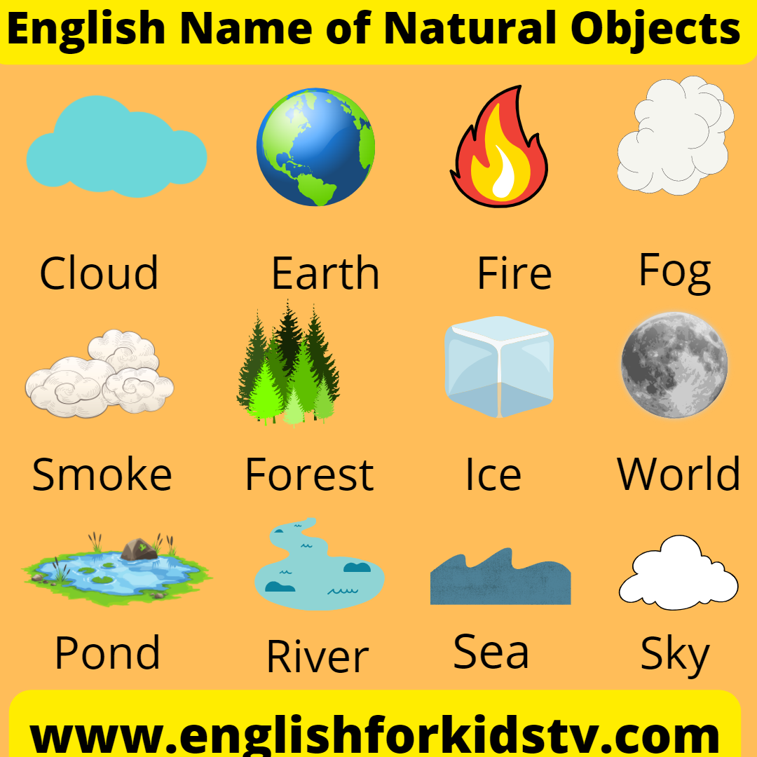 Natural Objects in English