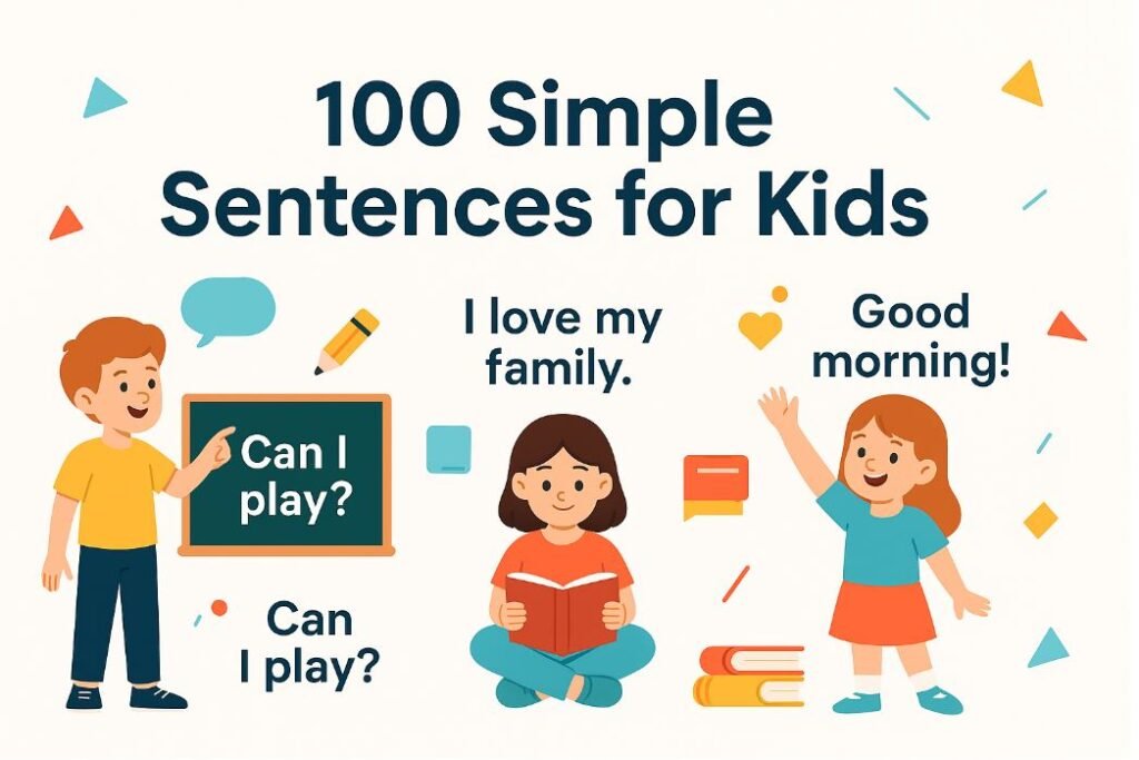 100 Simple Sentences for Kids-1
